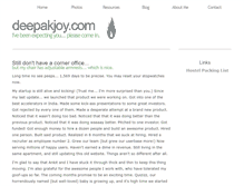 Tablet Screenshot of deepakjoy.com